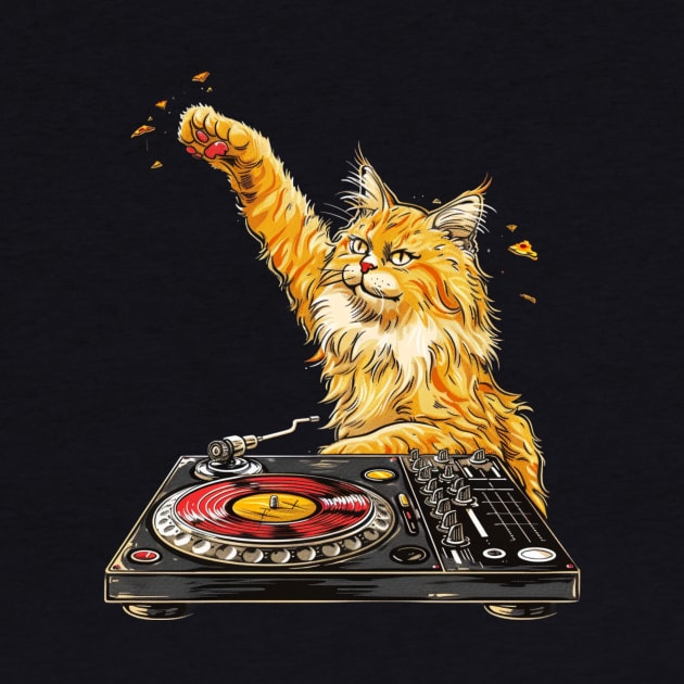 Cat DJ Vibing by RazonxX